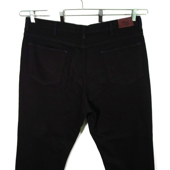 LL Bean Denim Jeans Men's Size 40x32 Black Cotton Classic Fit - Picture 8 of 11